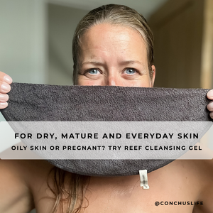 Lotus Cleansing Gel is for dry, mature and everyday skin - oily skin or pregnant? Try Reef Cleansing Gel