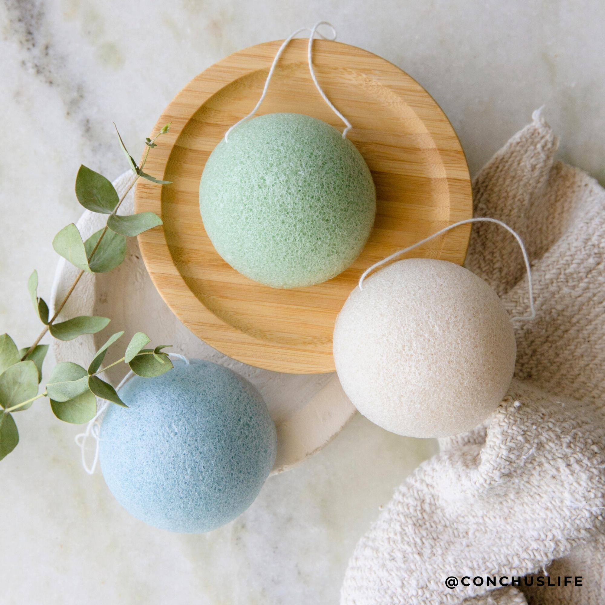 Konjac Facial Sponge: Green