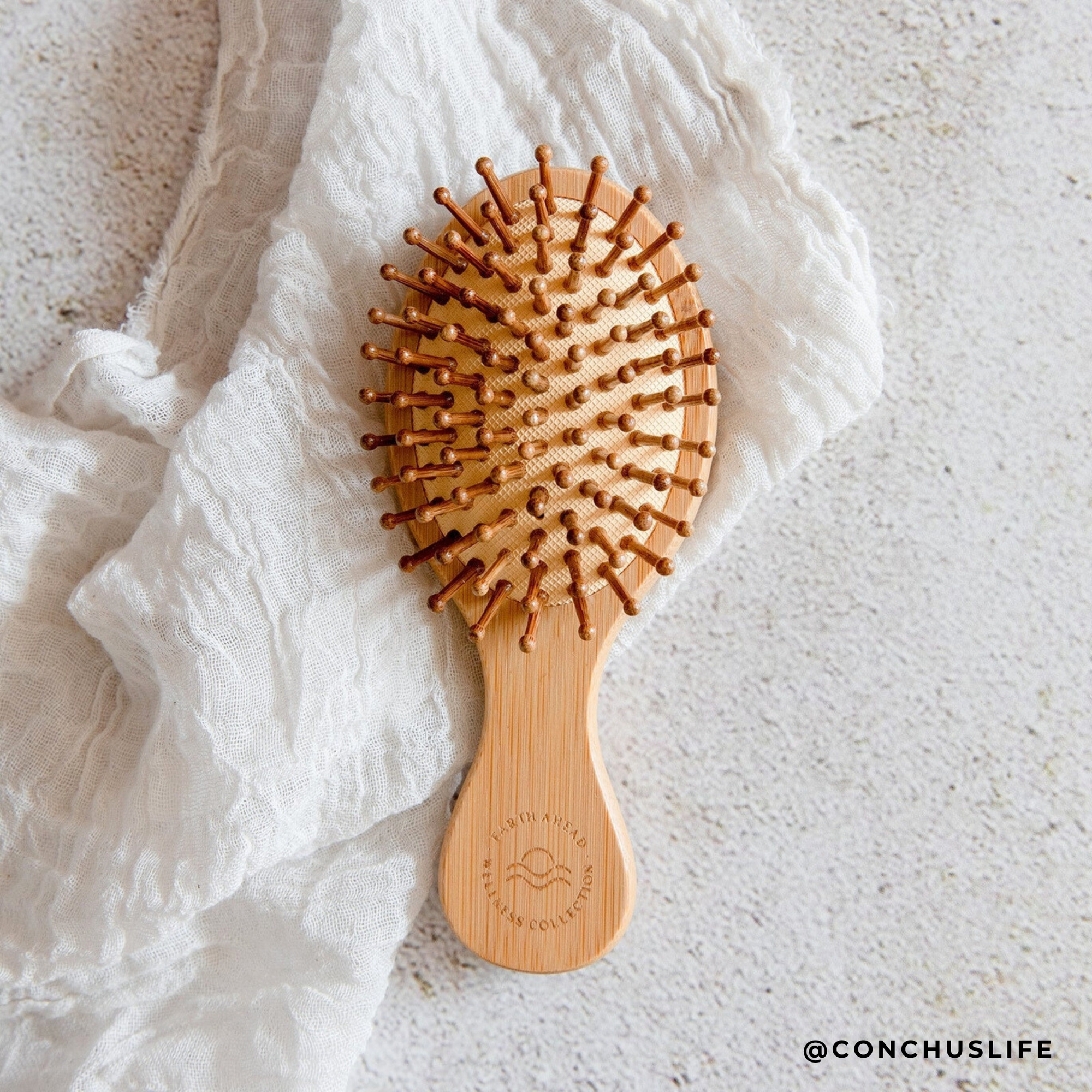 Small Bamboo Hairbrush