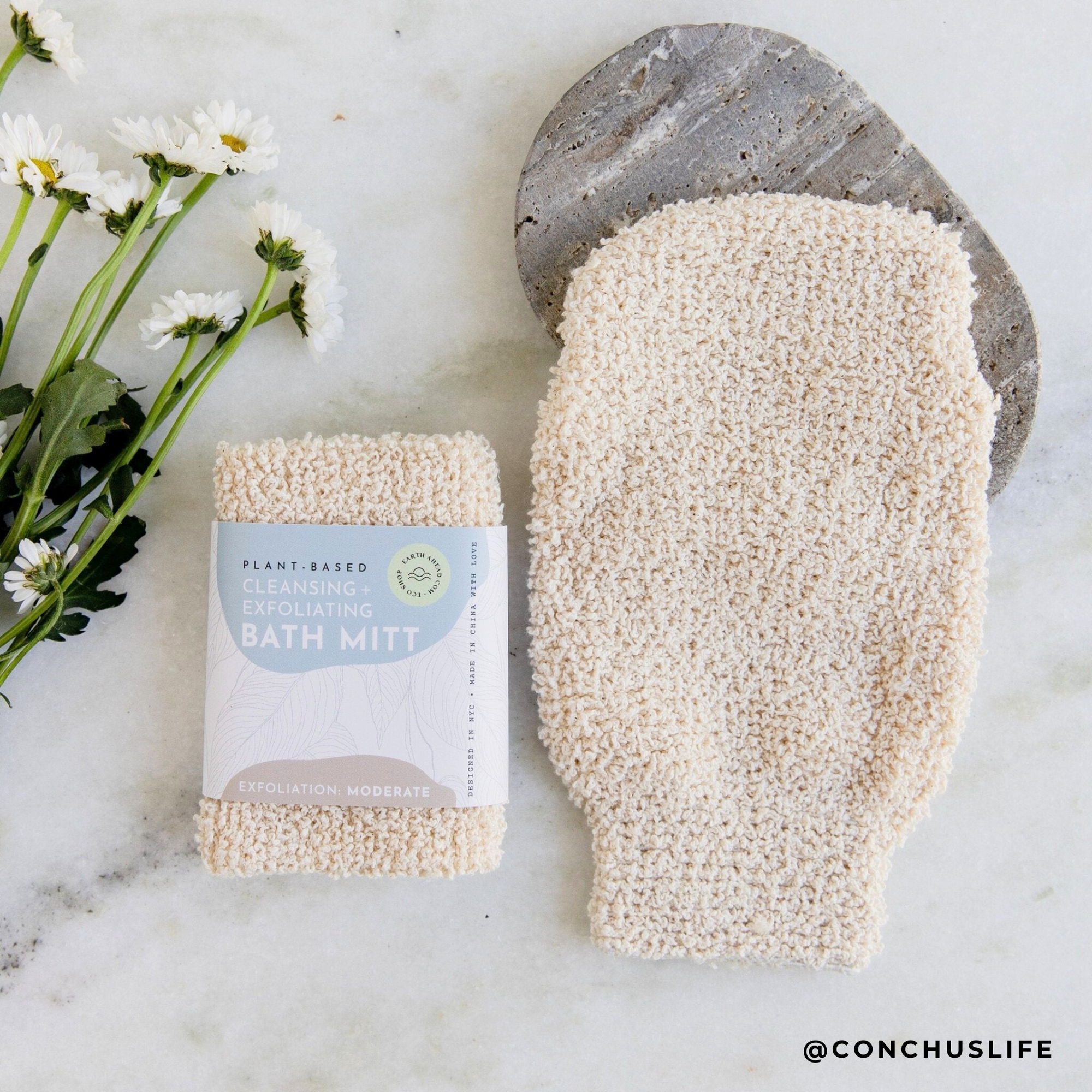 Bath Shower Mitt | Plant-Based Cleansing & Exfoliating