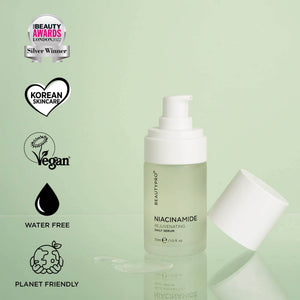 BEAUTYPRO Niacinamide serum — Korean skincare, vegan, water-free and planet-friendly daily face serum