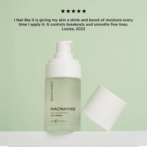 BEAUTYPRO Niacinamide serum customer review — five star rated blemish control face serum