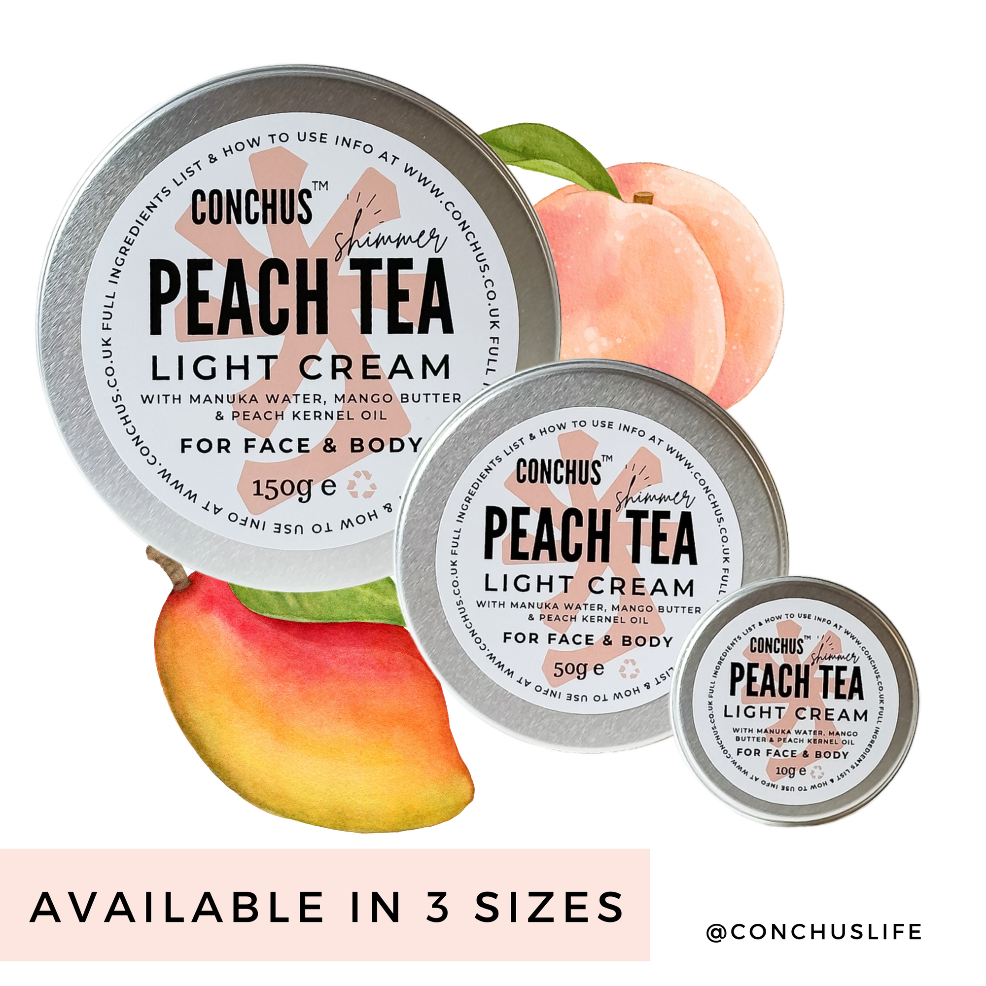 Peach Tea Light Cream - Shimmer