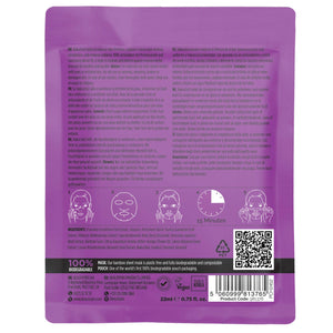 BAKUCHIOL Natural Retinol Facial Sheet Mask - 100% Biodegradable
