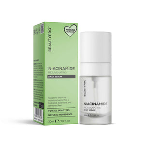 BEAUTYPRO Niacinamide 2% Daily Serum 30ml with box — Korean skincare blemish control serum for all skin types