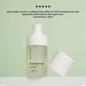 BEAUTYPRO Niacinamide serum five star review — customer review blemish control daily face serum