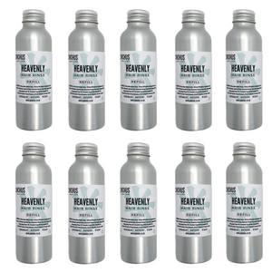 Heavenly hair rinse 125ml refill, ylang ylang and lavender, plastic free conditioner alternative