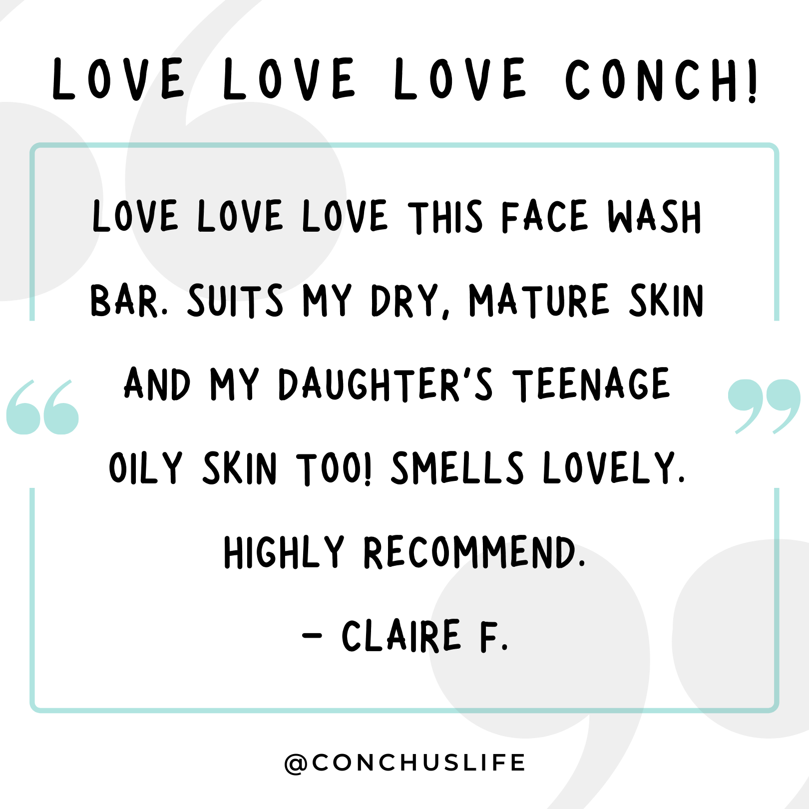 Conch Face Wash Bar